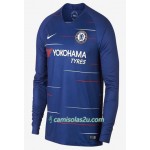Camisolas de Futebol Chelsea Equipamento Principal 2018/19 Manga Comprida